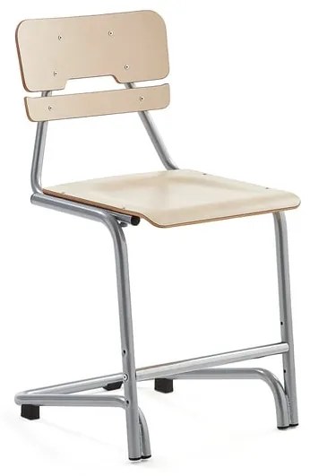 Školská stolička DOCTRINA, V 500 mm, breza