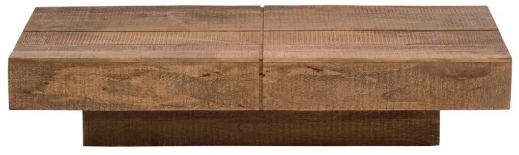 furniture-nabytek.cz - Masivní konferenční stolek Amberley z mangového dřeva, lakovaný, přírodní – 140×70 cm