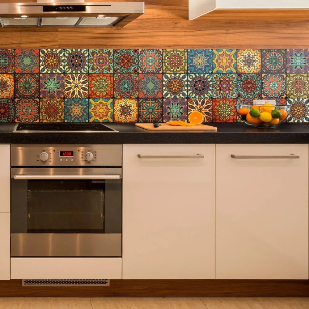 Sada 15 dekorativních samolepiek na stěnu Ambiance La Plata