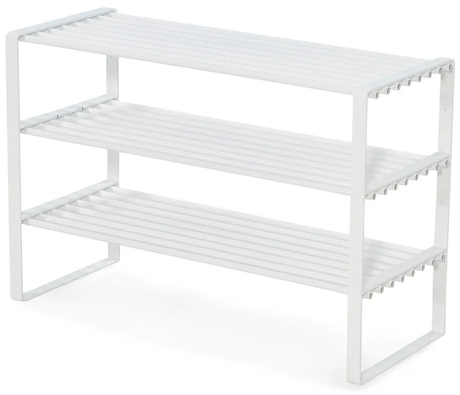 Biela kovová skrinka na topánky 70x49x29 cm Rex – Spinder Design