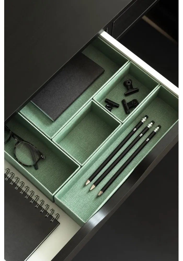 Kartónové organizéry do zásuvky v súprave 5 ks Emma Paper Laminate – Bigso