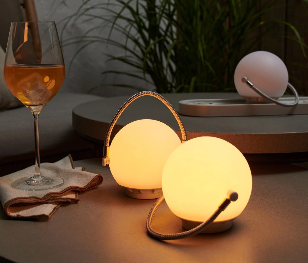 Akumulátorové stolové lampy, 3 ks