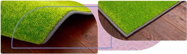 Koberec Agnella Funky Top Ivo zelený