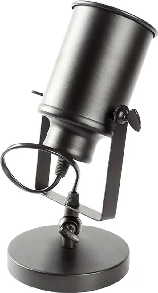 Toolight - Reflektor nástenné svietidlo E27 APP486-1C, čierna, OSW-00597