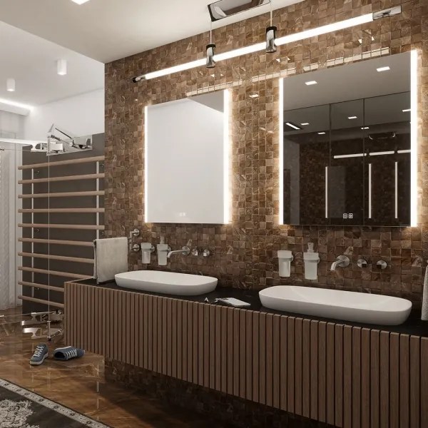 NIMCO ZP 11001VX - LED Kúpeľňové podsvietené zrkadlo 3000-6500K 70x50 cm IP44