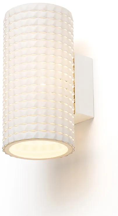 RENDL R14001 GLANS nástenná lampa, dekoratívne biela Eco PLA