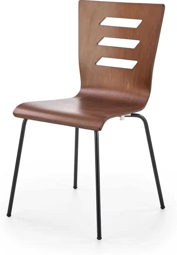 HALMAR K355 jedálenská stolička orech / čierna