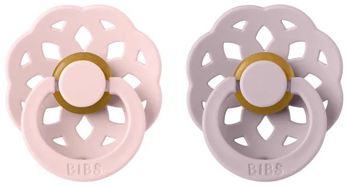 BIBS Boheme cumlíky, kaučuk 2ks - veľkosť 1 - Blossom Dusky lilac