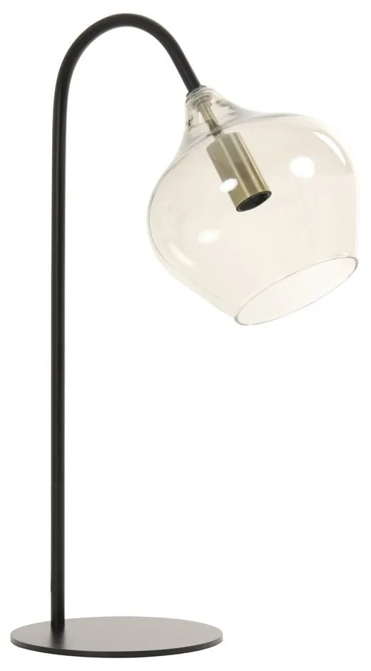 Čierna stolová lampa (výška 50,5 cm) Rakel - Light &amp; Living