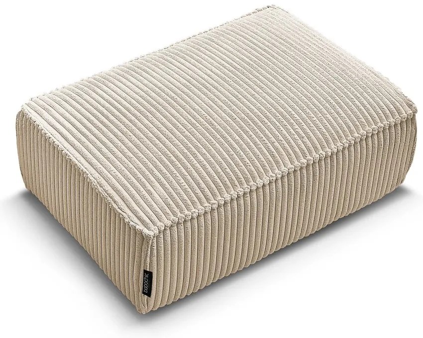 Svetlohnedá menčestrová podnožka Chelsea – Bobochic Paris