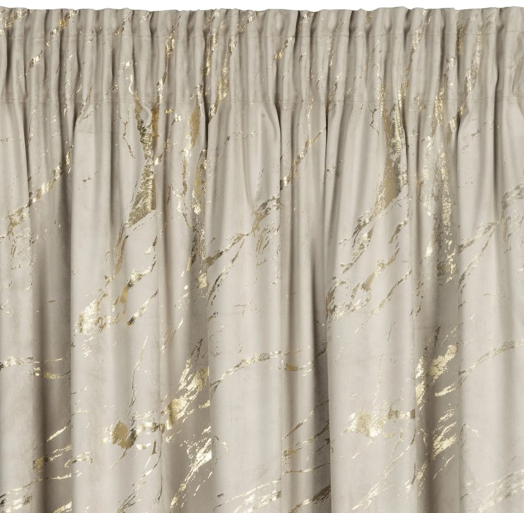 ZATEMŇOVACÍ ZÁVES NA PÁSKE MOLLY 140X270 CM VZOROVANÁ