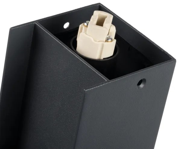 Kanlux 38762 - Vonkajšia lampa DASTEN 1xG9/11W/230V 30 cm IP44 čierna