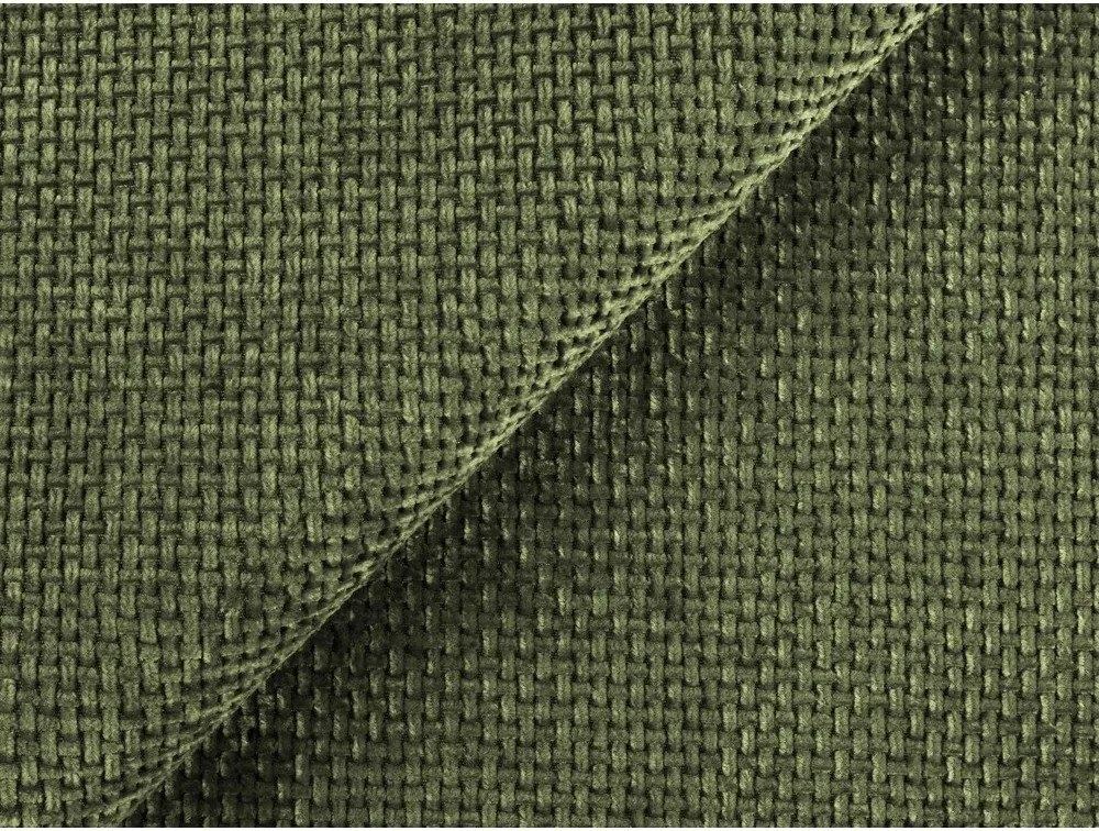 Zelená ženilková rozkladacia/s úložným priestorom rohová pohovka (ľavý roh/do L) Kona – Makamii