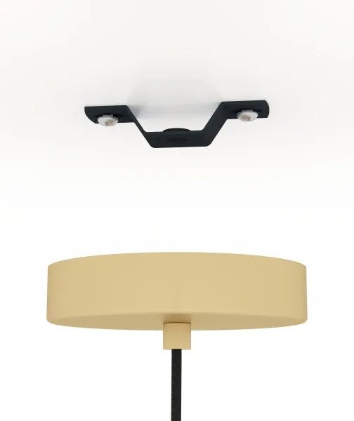 Eglo 390206 - Luster na lanku COROJAL 1xE27/40W/230V zlatá/hnedá