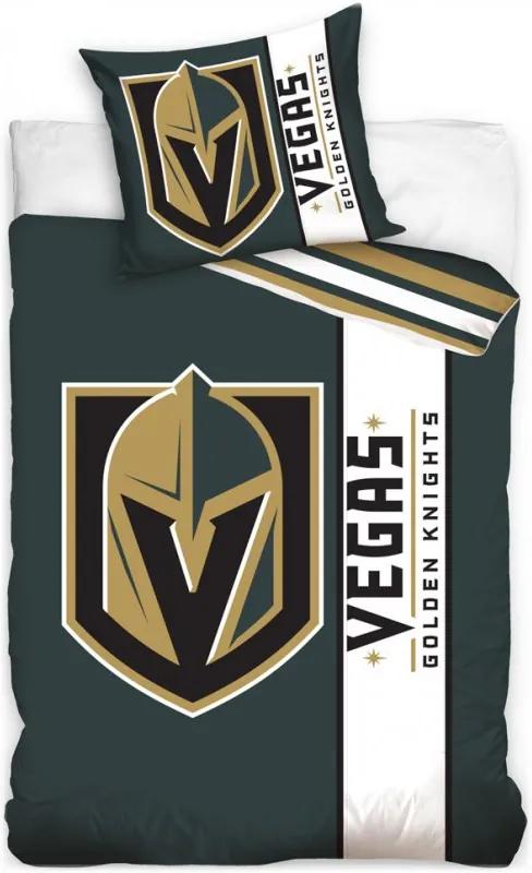 Hokejové posteľné obliečky NHL Vegas Golden Knights - séria Belt - 100% bavlna - 70 x 90 cm + 140 x 200 cm