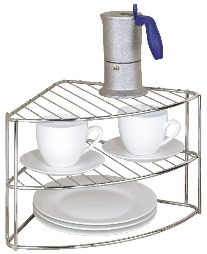 Rohová polica Wenko Dish
