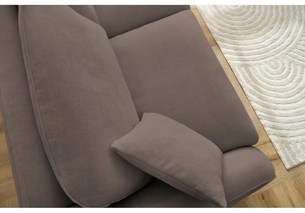 Hnedá rozkladacia pohovka 235 cm Cezanne – Bobochic Paris