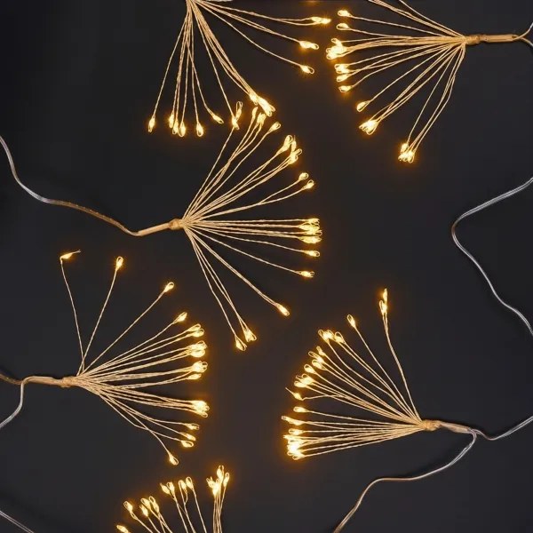 BRILAGI - LED Vonkajšia vianočná reťaz 150xLED 5m IP44 teplá biela ohnostroj