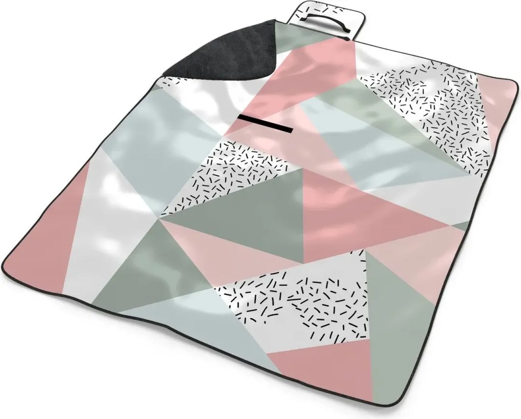 Sablio Plážová deka Obrazce v nežných farbách: 200x140 cm