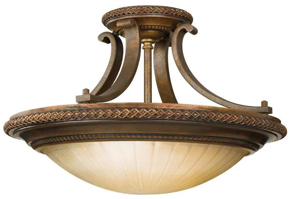 Elstead Feiss FE-KELHAM-HALL-SF - Prisadený luster KELHAM HALL 2xE27/60W/230V ED0672