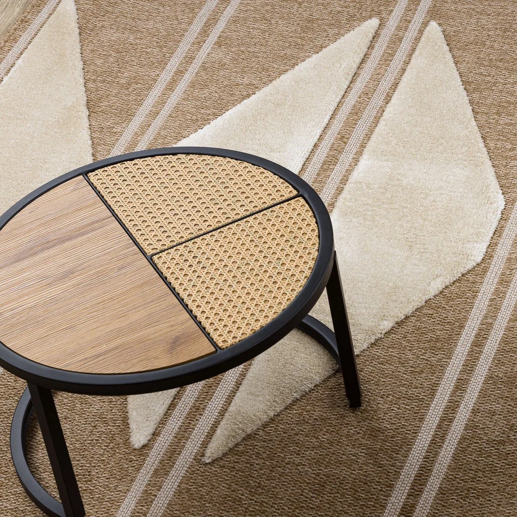 Dywany Łuszczów, Kusový koberec Spark 0698A beige/cream, 120x170, béžová, chodba / predsieň