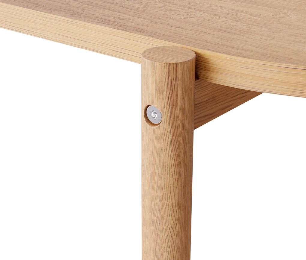 Bočný stolík z masívneho dreva