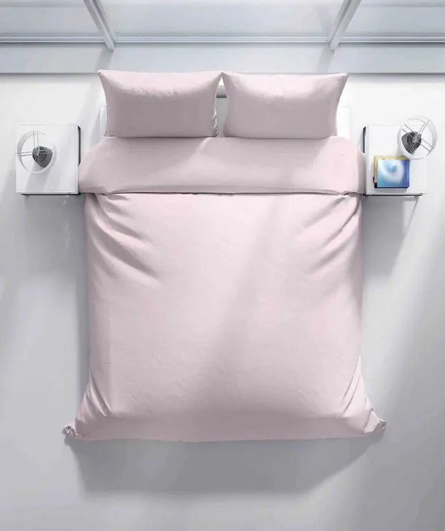 ECOMATRACE Bavlnené posteľné obliečky Jednofarebné ružová