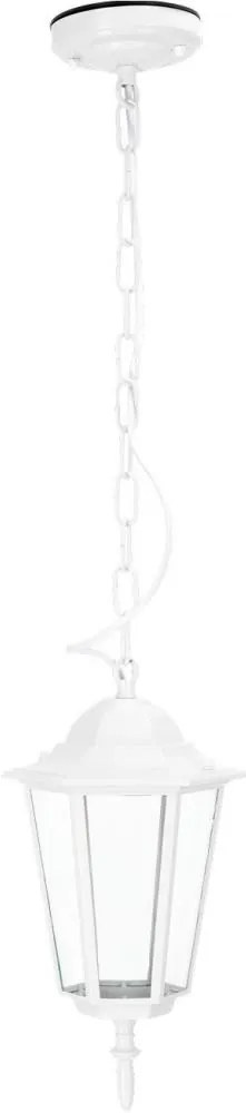 Vonkajší luster na reťazi 1xE27/60W/230V IP44 biela