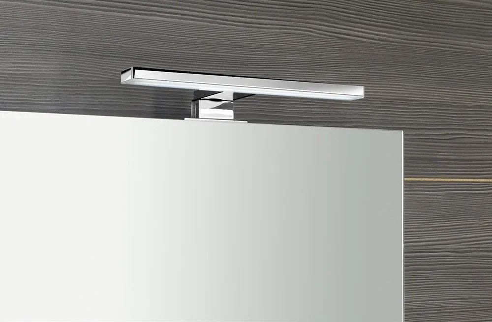 Sapho Sapho, RIWA galérka s LED osvetlením, 50x70x17cm, biela lesk, RIW050-0030