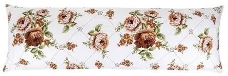 Bellatex Obliečka na relaxačný vankúš Ruže hnedá, 50 x 145 cm