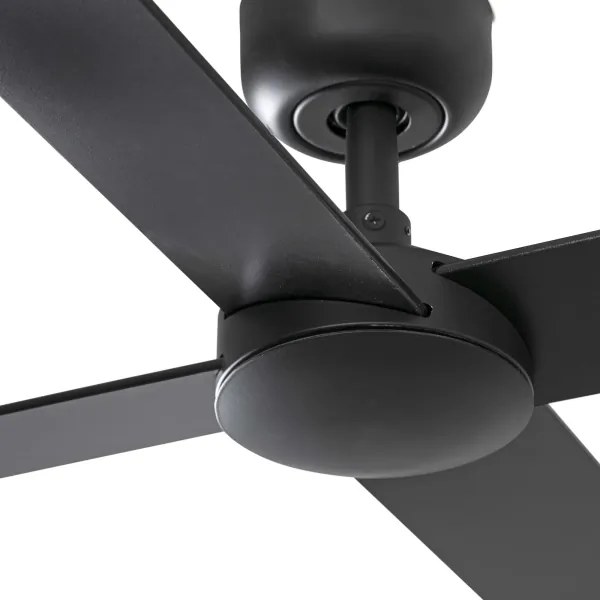 FARO 34356-Stropný ventilátor RUDDER L hnedá/čierna pr. 132 cm + diaľkové ovládanie