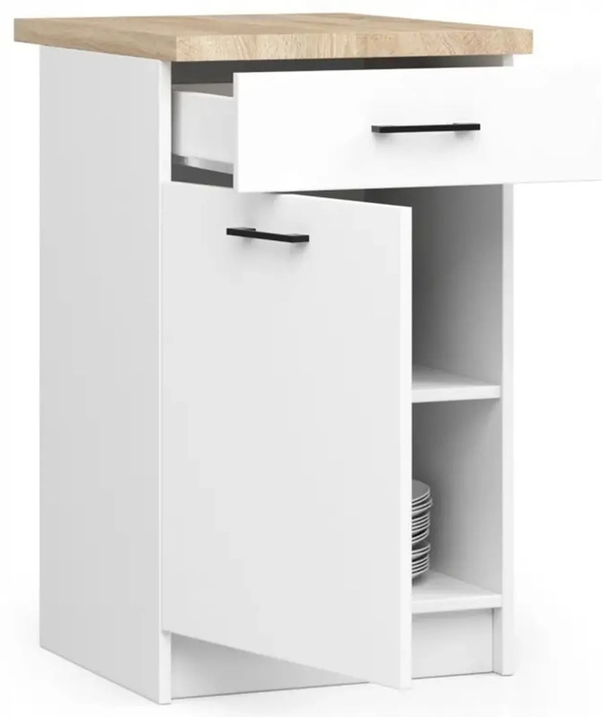 Kuchynská skrinka OLIVIA S50 - biela
