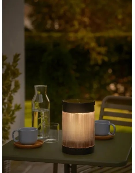 Nordlux - LED Solárna lampa COUPAR LED/3,2W/3,7V čierna