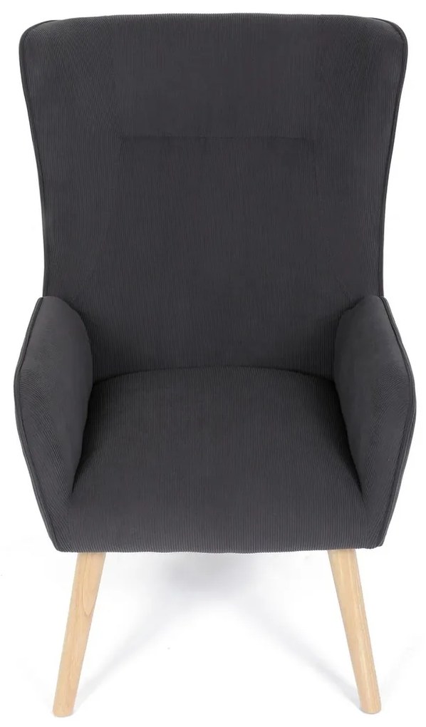 Kreslo s područkami GREY2, sivá