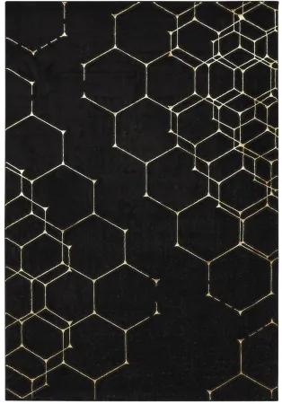 Koberce Breno Kusový koberec MARMARIS 405/black, čierna, viacfarebná,200 x 290 cm
