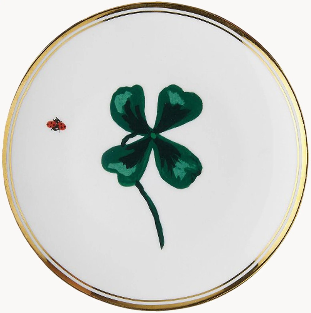 Ručne vyrobený porcelánový dezertný tanier Tavola Scomposta