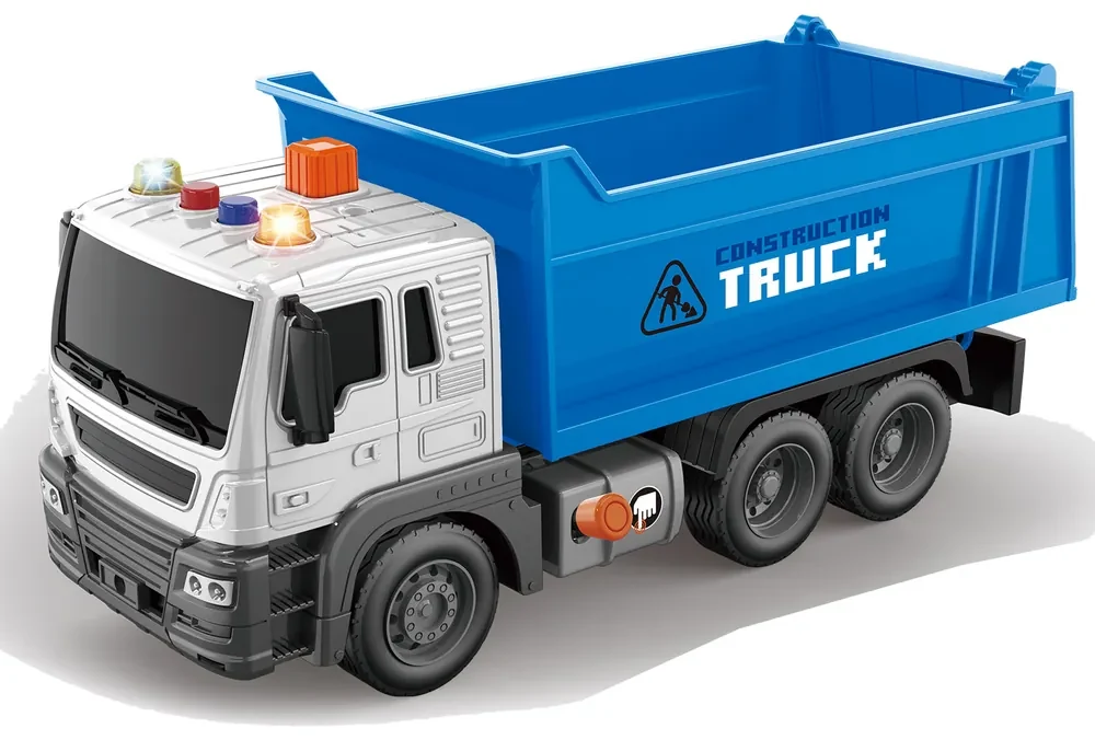 Lean Toys Stavebný sklápač 1:16 Modrý