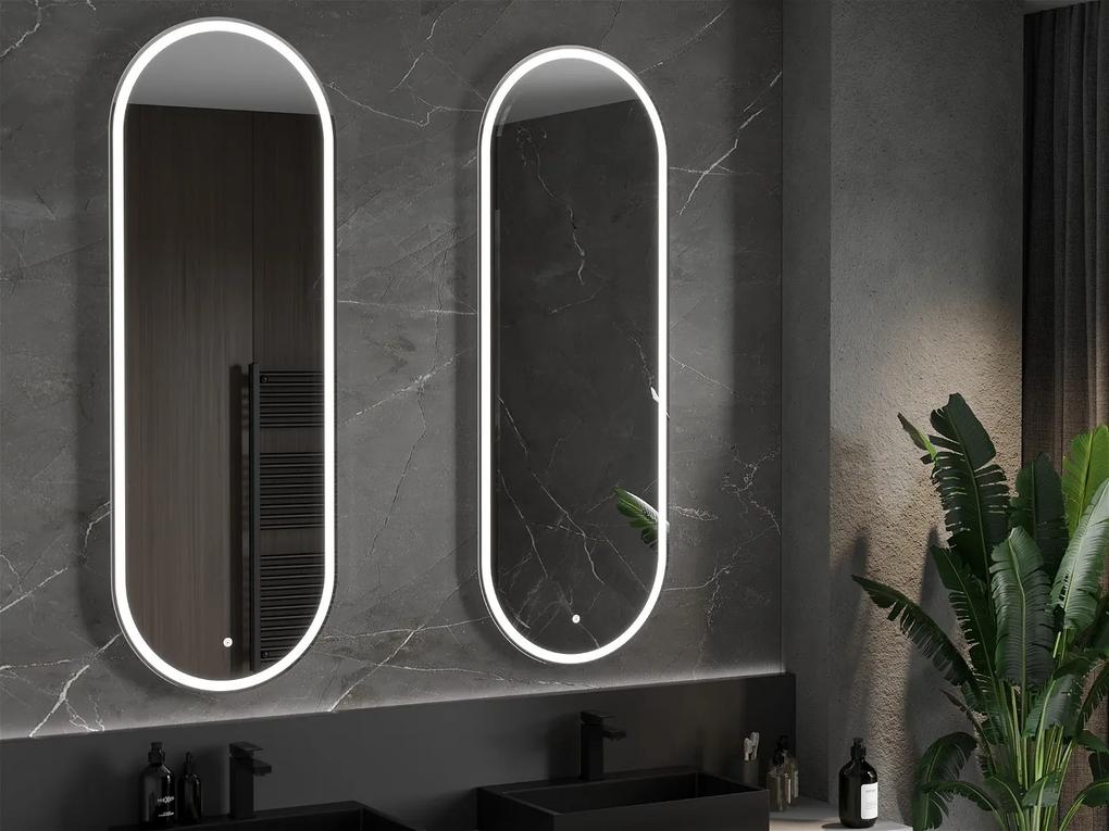 Mexen Bono, LED kúpeľňové zrkadlo s podsvietením 55 x 155 cm, 6000K, ochrana proti zahmlievaniu, 9816-055-155-611-00