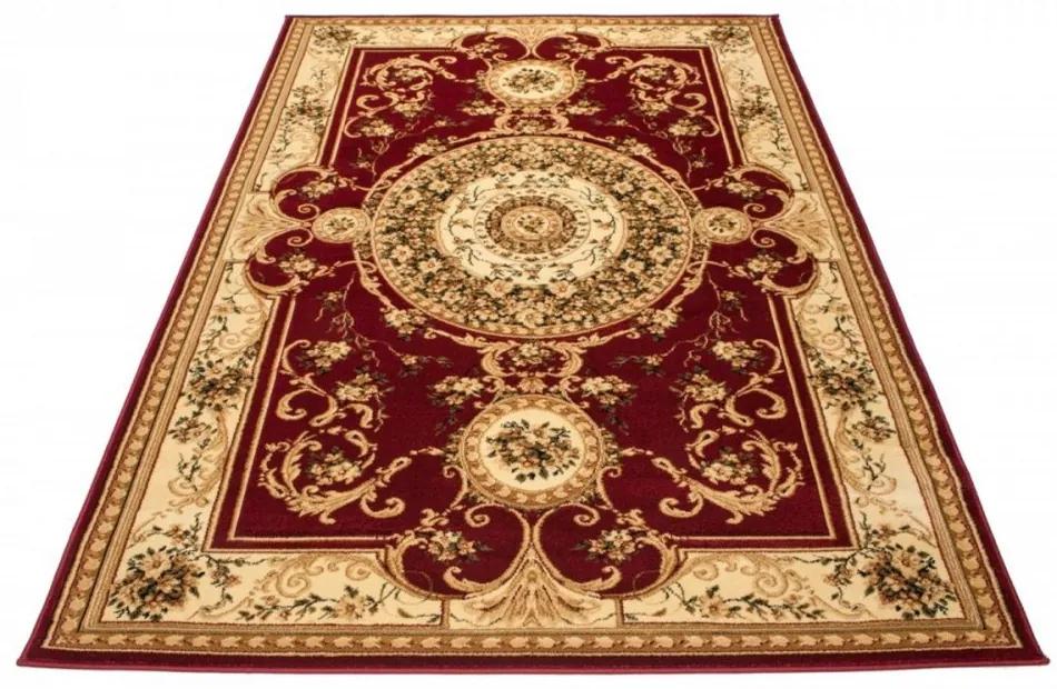 *Kusový koberec klasický vzor 3 bordó, Velikosti 160x220cm