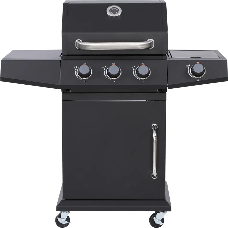 CH Plynový gril 3-horákový s bočným horákom 10,3 kW