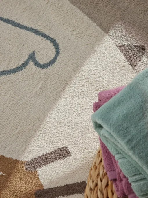 Koberec Hanse Home ADVENTURES DINO krémový kruh