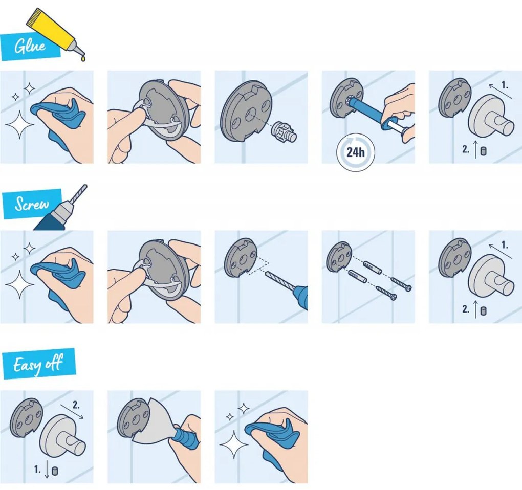 GROHE Start - Držiak na uterák, čierna matná 411742430