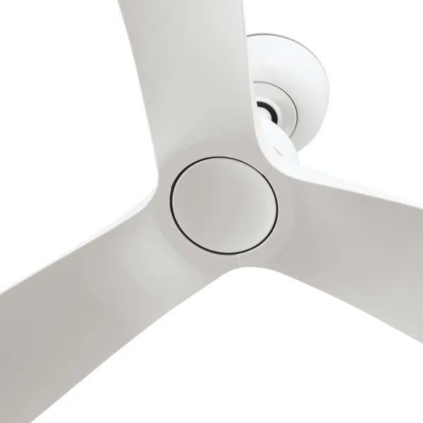 FARO 34363- Stropný ventilátor OUTWOOD L biela pr. 150 cm IP44 + diaľkové ovládanie