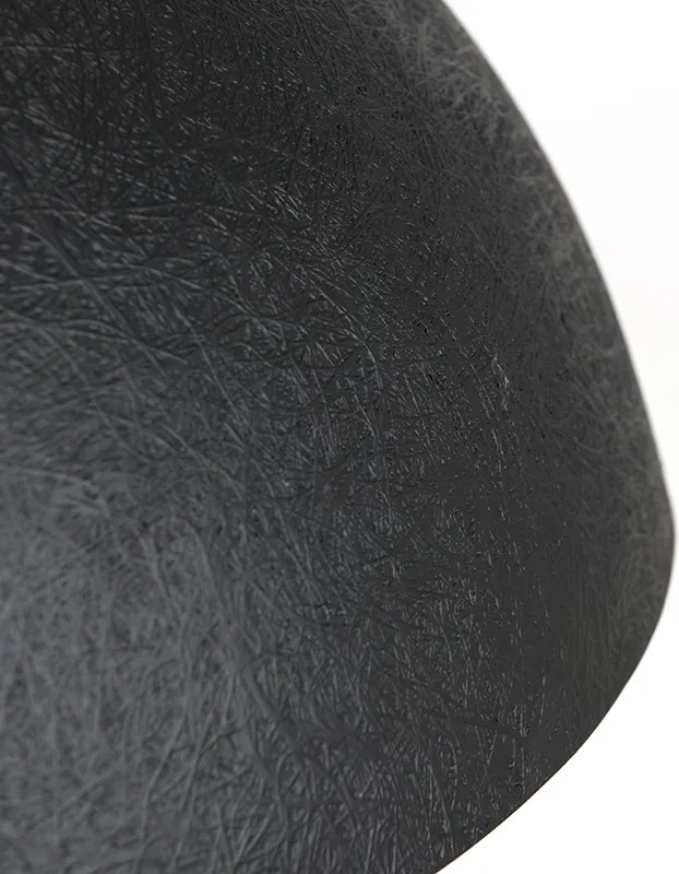 Priemyselné závesné svietidlo čierne so zlatom 70 cm - Magna