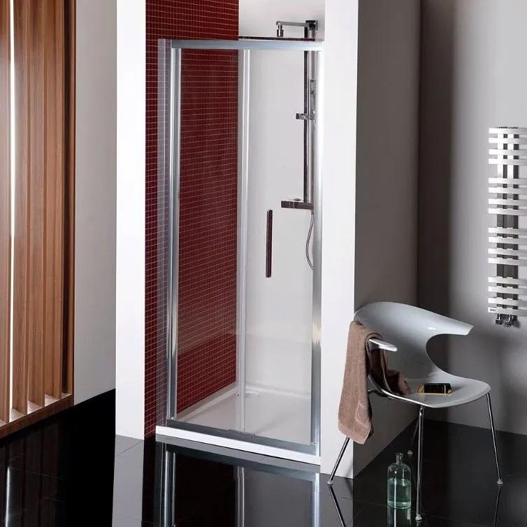 POLYSAN - LUCIS LINE skladacie sprchové dvere 800mm, číre sklo (DL2715)