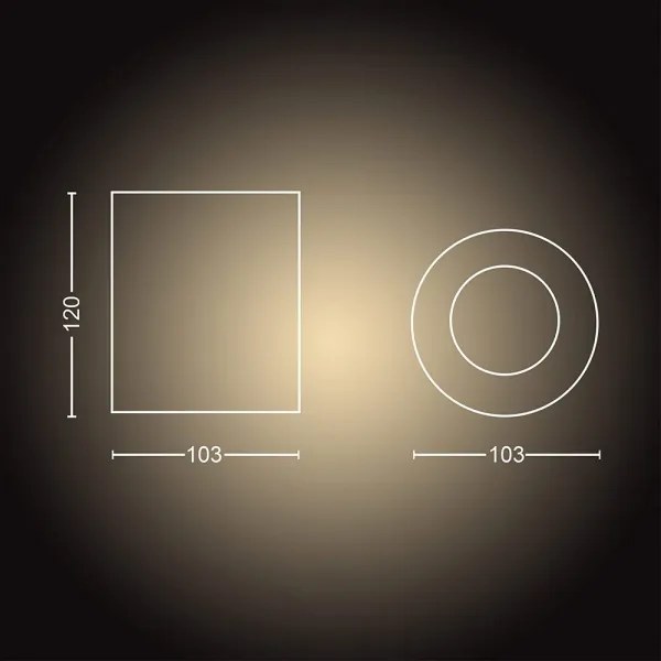Philips - LED Stmievateľné bodové svietidlo Hue PILLAR 1xGU10/4,2W/230V + DO biela