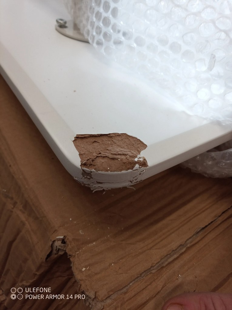 AKCIA Biely jedálenský stôl BERGEN 140x80 cm III. akosť