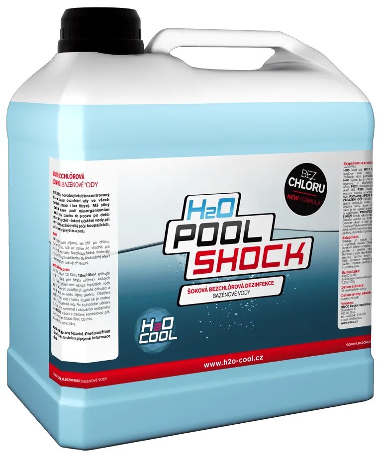 H2O COOL H2O POOL SHOCK Objem: 3 l