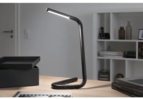 Paulmann 95424- LED/4,5W Stmievateľná dotyková stolná lampa FLEXLINK 5V/USB čierna