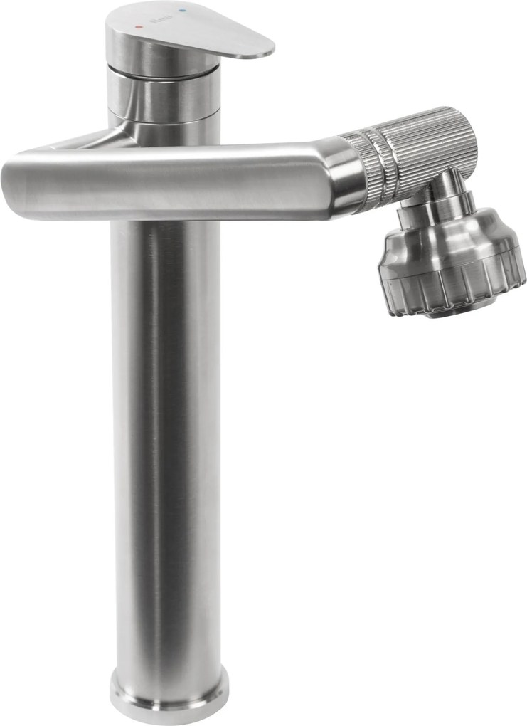 Umývadlová batéria batéria REA PACO INOX vysoká, nikel brúsený